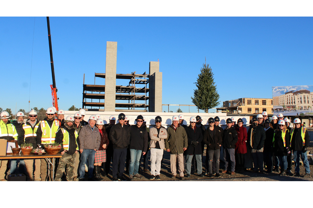 STATE CELEBRATES BEAM-RAISING FOR THE NEWEST PROJECT AT TUSCAN VILLAGE