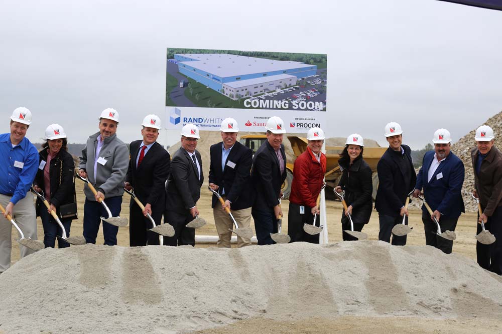 Rand-Whitney celebrates groundbreaking of Largest Facility to Meet Growing Demand
