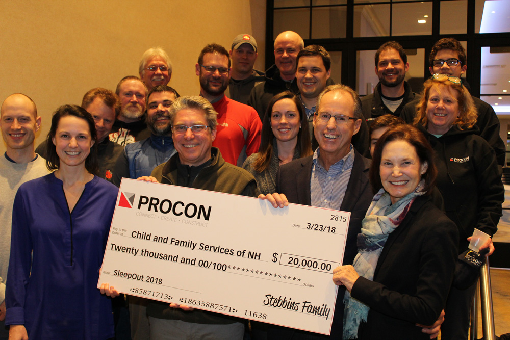 PROCON Partners With Child and Family Services on 4th Annual SleepOut Combatting Youth Homelessness
